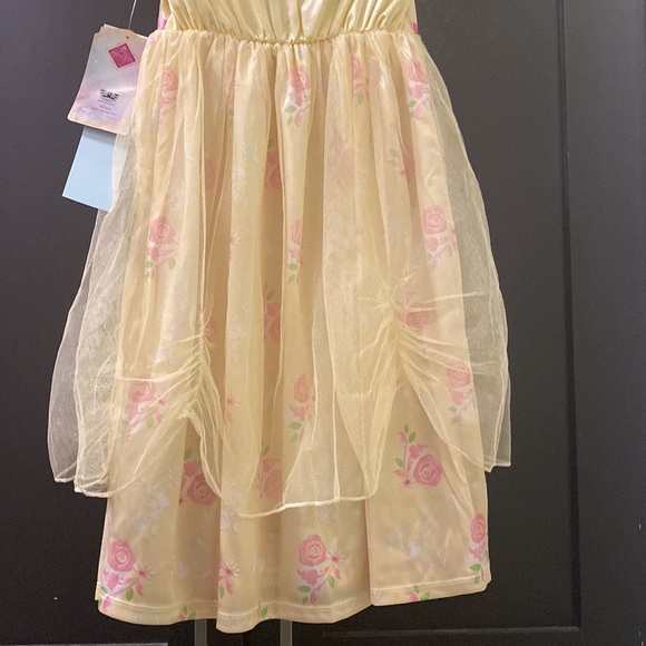 Disney Beauty and The Beast Night Dress Pajamas size 3t Disney Princess Belle - Picture 6 of 10